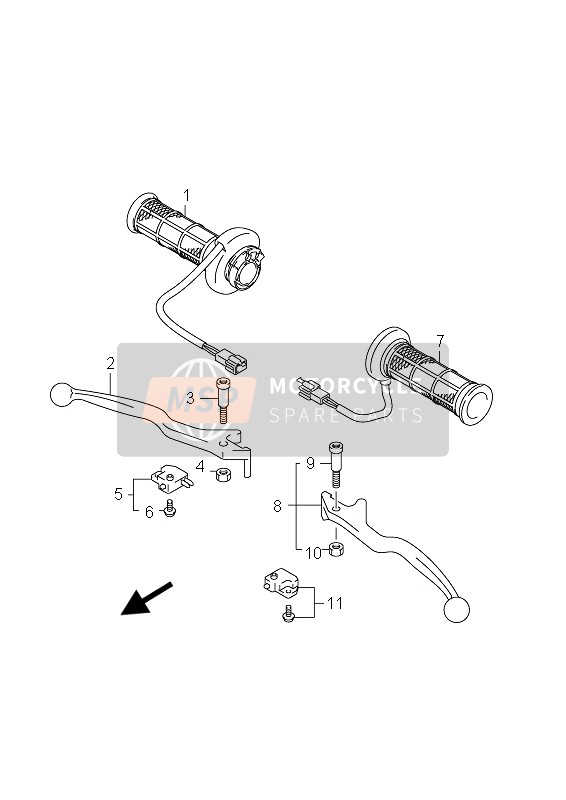 Handle Lever (AN400ZA E19)